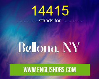 14415 means Bellona, NY 14415