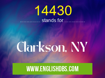 14430 means Clarkson, NY 14430