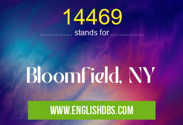 14469 means Bloomfield, NY 14469