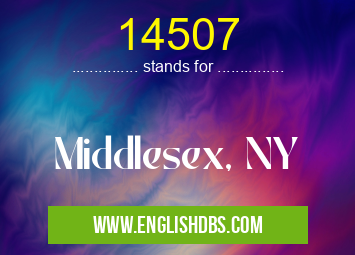 14507 means Middlesex, NY 14507