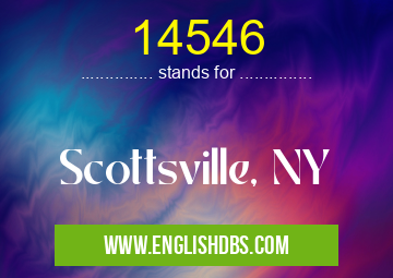 14546 means Scottsville, NY 14546