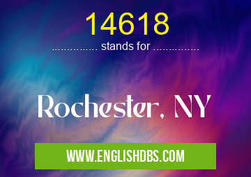 14618 means Rochester, NY 14618