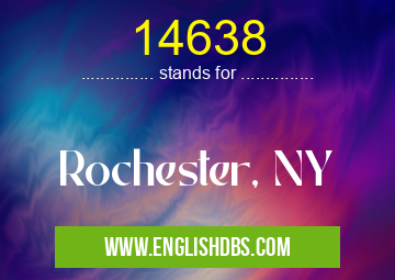 14638 means Rochester, NY 14638