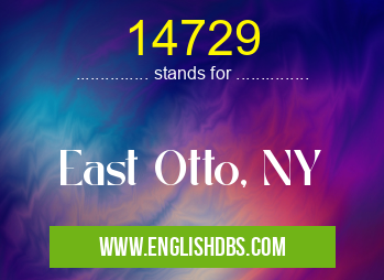 14729 means East Otto, NY 14729