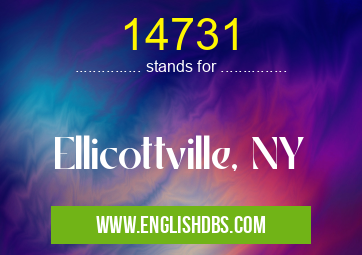 14731 means Ellicottville, NY 14731