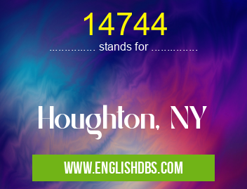 14744 means Houghton, NY 14744