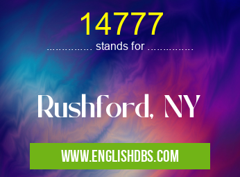 14777 means Rushford, NY 14777