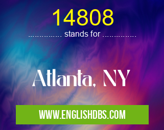 14808 means Atlanta, NY 14808