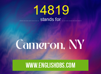 14819 means Cameron, NY 14819