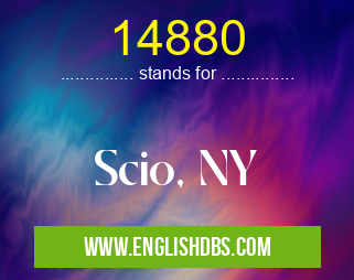 14880 means Scio, NY 14880