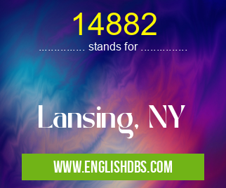 14882 means Lansing, NY 14882