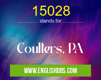15028 means Coulters, PA 15028