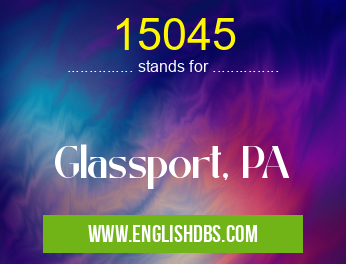 15045 means Glassport, PA 15045