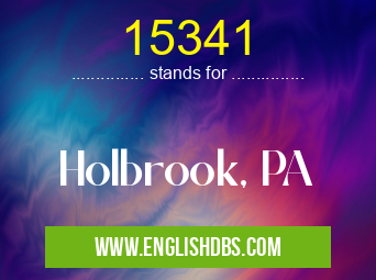15341 means Holbrook, PA 15341