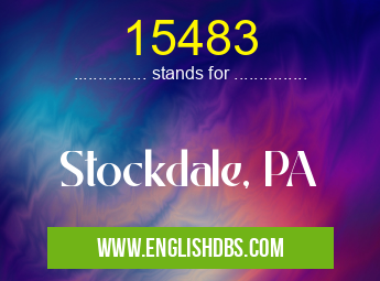 15483 means Stockdale, PA 15483