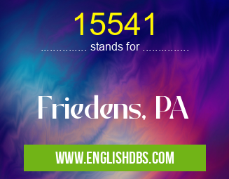 15541 means Friedens, PA 15541
