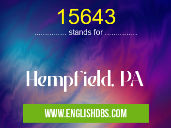 15643 means Hempfield, PA 15643