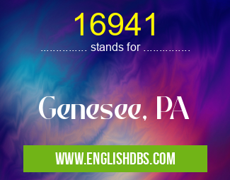 16941 means Genesee, PA 16941