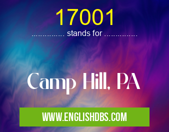 17001 means Camp Hill, PA 17001
