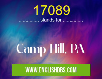 17089 means Camp Hill, PA 17089
