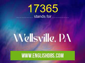 17365 means Wellsville, PA 17365
