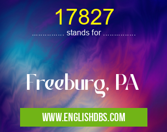 17827 means Freeburg, PA 17827