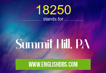 18250 means Summit Hill, PA 18250