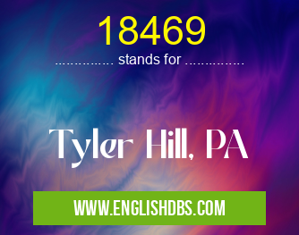 18469 means Tyler Hill, PA 18469