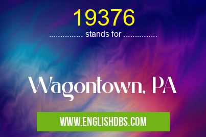 19376 means Wagontown, PA 19376