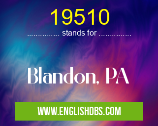 19510 means Blandon, PA 19510