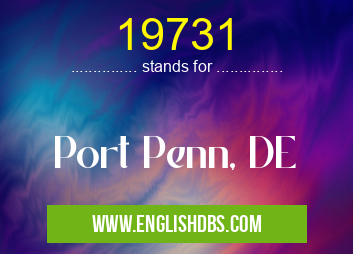 19731 means Port Penn, DE 19731