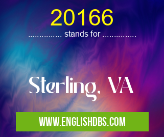 20166 means Sterling, VA 20166