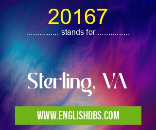 20167 means Sterling, VA 20167