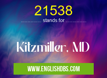 21538 means Kitzmiller, MD 21538