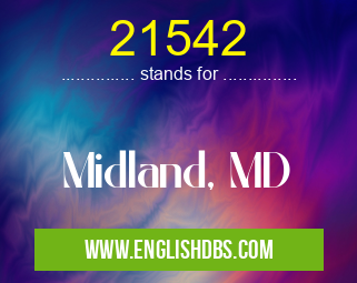 21542 means Midland, MD 21542