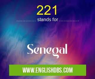221 means Senegal 221