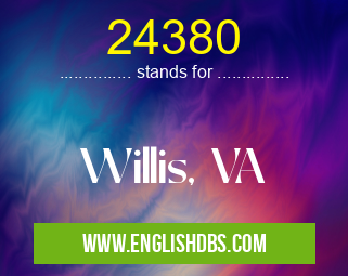 24380 means Willis, VA 24380