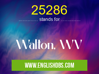 25286 means Walton, WV 25286