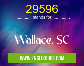 29596 means Wallace, SC 29596