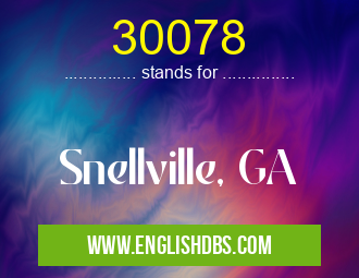 30078 means Snellville, GA 30078