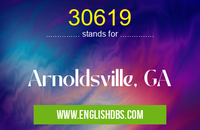 30619 means Arnoldsville, GA 30619