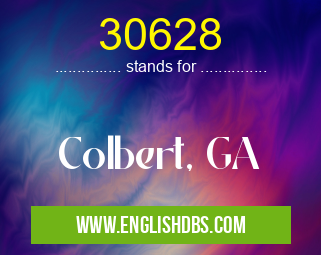 30628 means Colbert, GA 30628