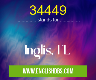 34449 means Inglis, FL 34449