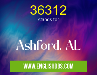 36312 means Ashford, AL 36312