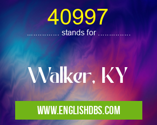 40997 means Walker, KY 40997