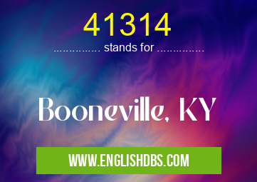 41314 means Booneville, KY 41314