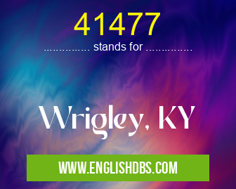 41477 means Wrigley, KY 41477