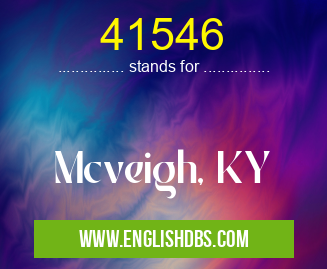 41546 means Mcveigh, KY 41546
