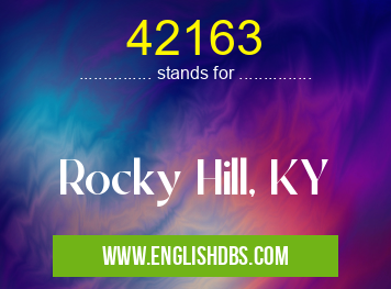 42163 means Rocky Hill, KY 42163