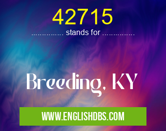 42715 means Breeding, KY 42715
